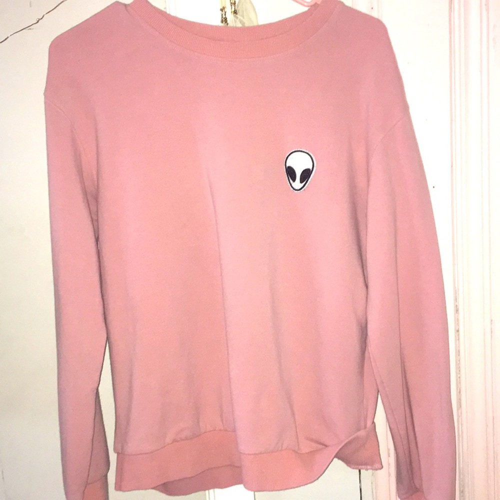 Pink pullover